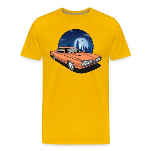 CHARGER RT 440cu BULLITT STEVE MCQUEEN - Men's Premium T-Shirt