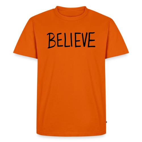 Believe (on Gold) - Men's Premium T-Shirt