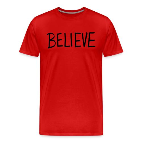 Believe (on Gold) - Men's Premium T-Shirt