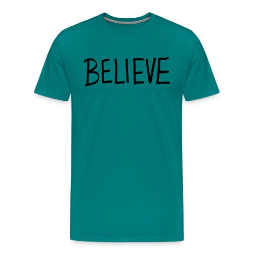 Believe (on Gold) - Men's Premium T-Shirt