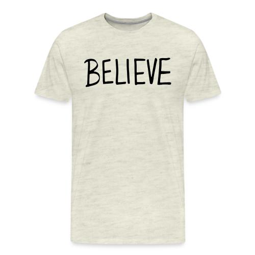 Believe (on Gold) - Men's Premium T-Shirt