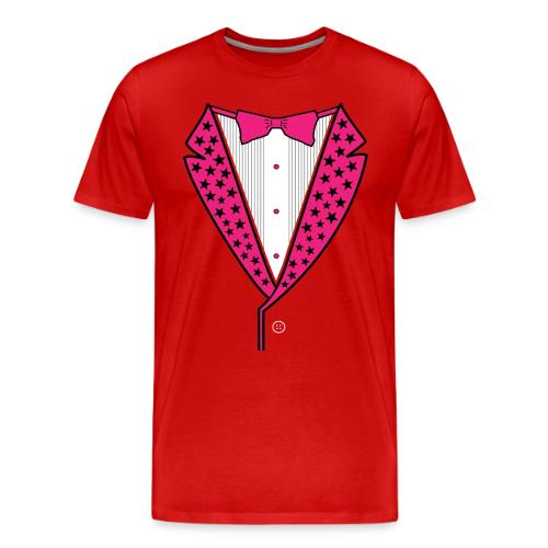 PINK STAR TUXEDO - Men's Premium T-Shirt