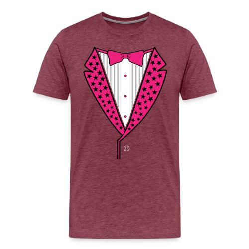 PINK STAR TUXEDO - Men's Premium T-Shirt
