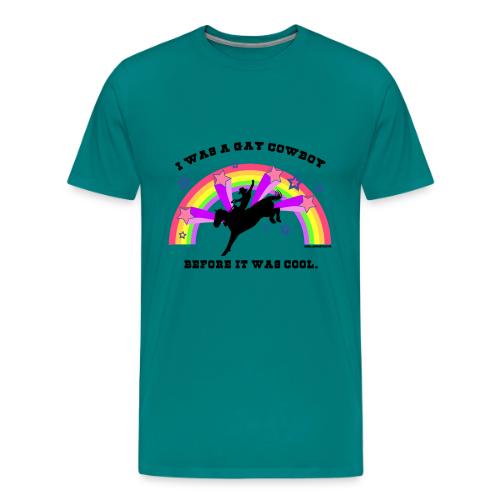 Gay Cowboy - Men's Premium T-Shirt