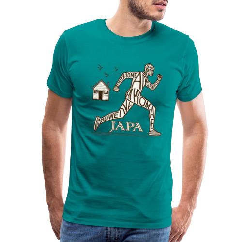 Japa - Yoruba which means To Leave or Run Away - Men's Premium T-Shirt