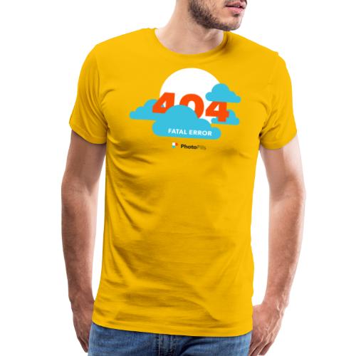 404 Fatal Error Moon Not Found - Men's Premium T-Shirt