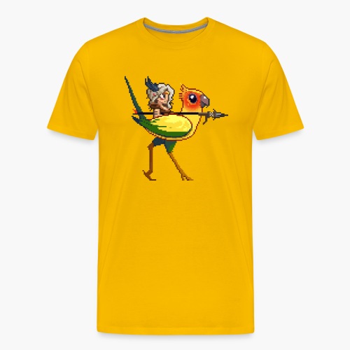 yellowBird png - Men's Premium T-Shirt