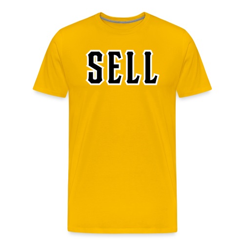 Sell (Gold) - Men's Premium T-Shirt