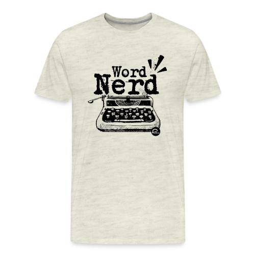 Word Nerd! (black) - Men's Premium T-Shirt