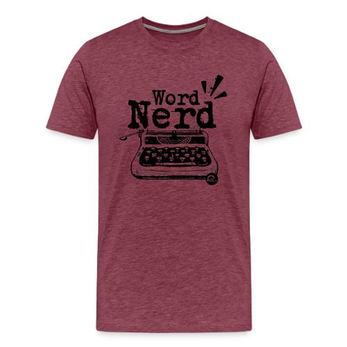 Word Nerd! (black) - Men's Premium T-Shirt