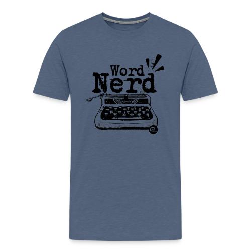 Word Nerd! (black) - Men's Premium T-Shirt