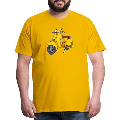 Yellow motor scooter - Men's Premium T-Shirt