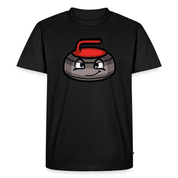 Curling stone mascot - red Men's Premium T-Shirt