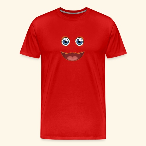 Fuzzy Puppet Face - Men's Premium T-Shirt