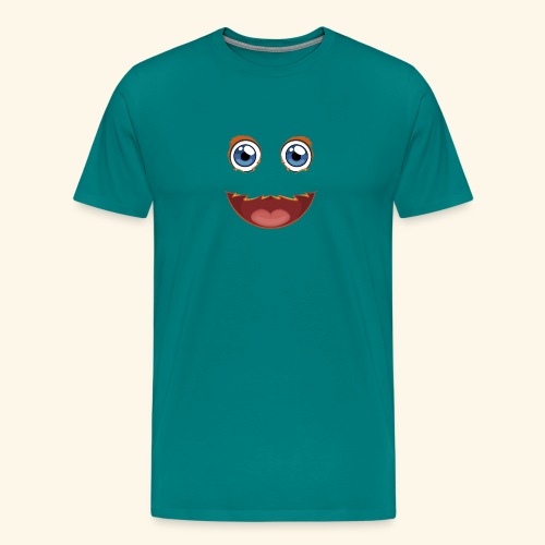 Fuzzy Puppet Face - Men's Premium T-Shirt