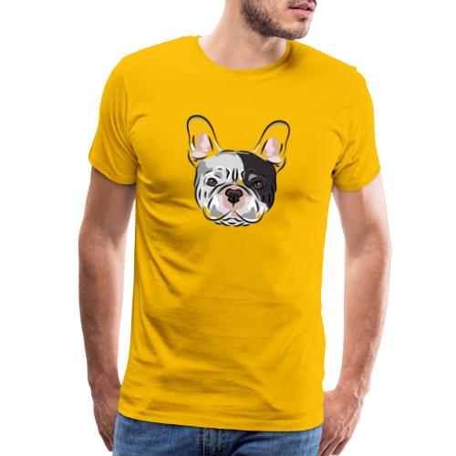 pngtree french bulldog dog cute pet - Men's Premium T-Shirt