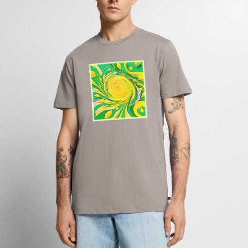 Lemon Tornado Design - Men's Premium T-Shirt