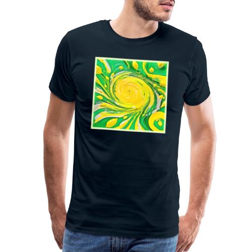 Lemon Tornado Design - Men's Premium T-Shirt