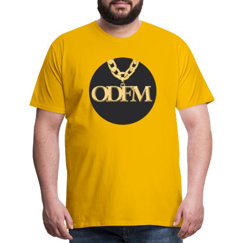 ODFM Podcast™ gold chain from One DJ From Murder - Men's Premium T-Shirt