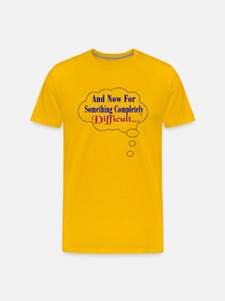 Completely Difficult - Men's Premium T-Shirt - sun yellow