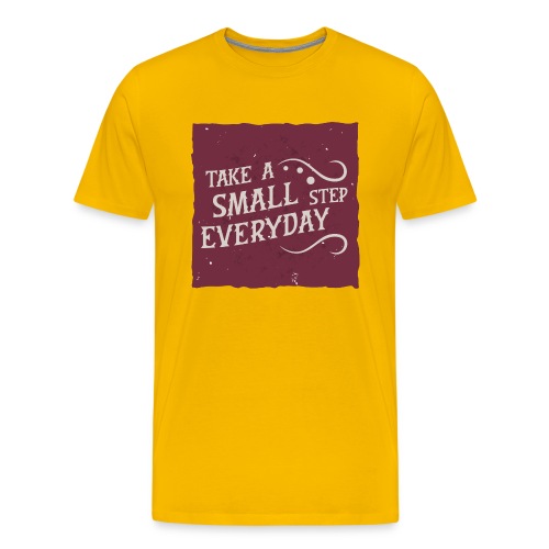 Take a Small Step - Men's Premium T-Shirt