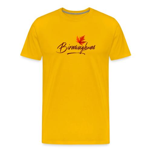 Birmingham for shirt with leaf - Men's Premium T-Shirt