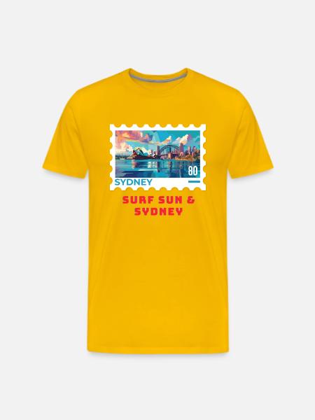 Sydney - Men's Premium T-Shirt - sun yellow