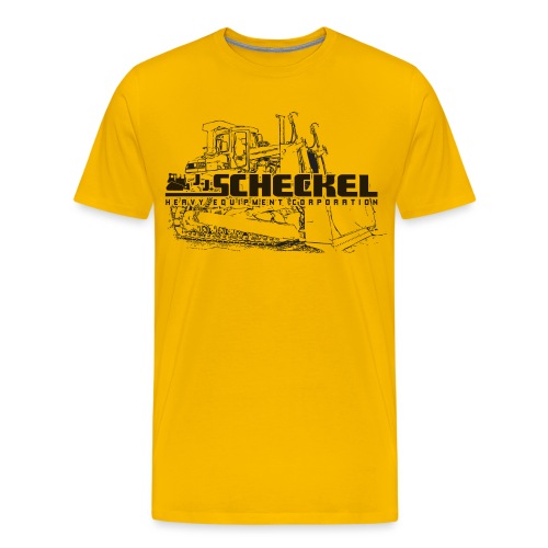 JJ Scheckel Dozer Drawing - Men's Premium T-Shirt