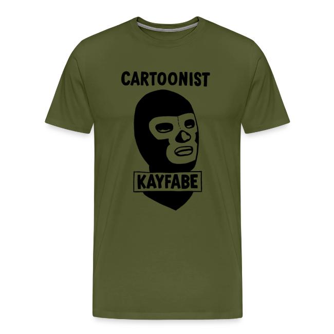 Cartoonist Kayfabe Wrestling Mask