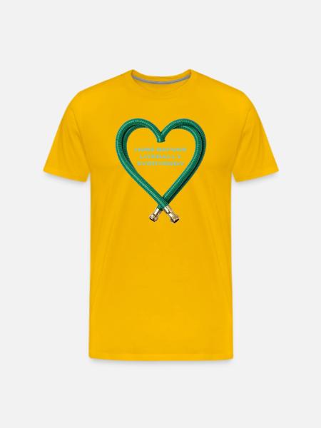 Hose Heart Humor - Men's Premium T-Shirt - sun yellow