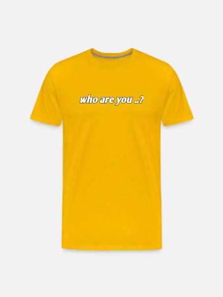 Unique product - Men's Premium T-Shirt - sun yellow