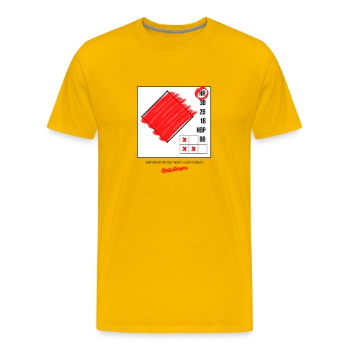 Home Run Scorebook - Men's Premium T-Shirt