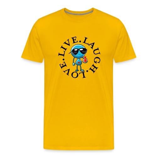 Circle Remember to live laugh love - Men's Premium T-Shirt