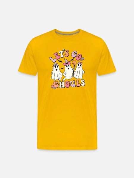 Let's Go Ghosts - Men's Premium T-Shirt - sun yellow