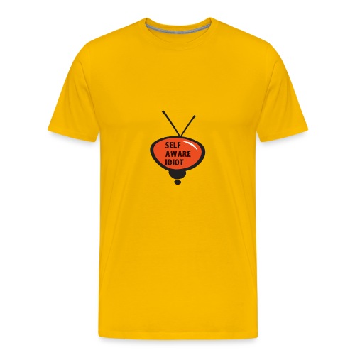 SELF AWARE IDIOT - Men's Premium T-Shirt