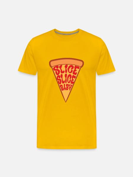 Slice Slice Baby - Men's Premium T-Shirt - sun yellow