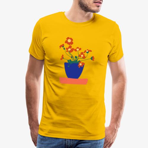 Dahlia Flower - Men's Premium T-Shirt