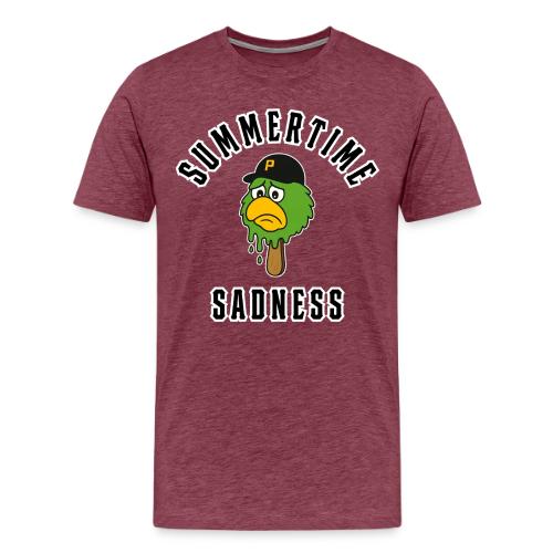 Summertime Sadness (Front Only, Full, on Gold) - Men's Premium T-Shirt