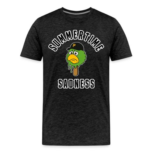 Summertime Sadness (Front Only, Full, on Gold) - Men's Premium T-Shirt