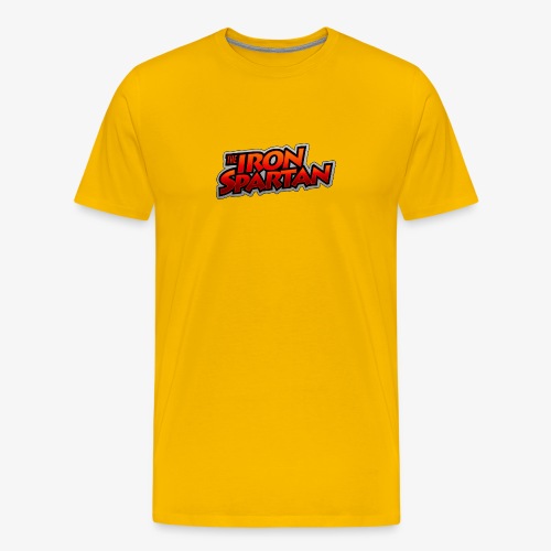 TheIronSpartanLogoText - Men's Premium T-Shirt