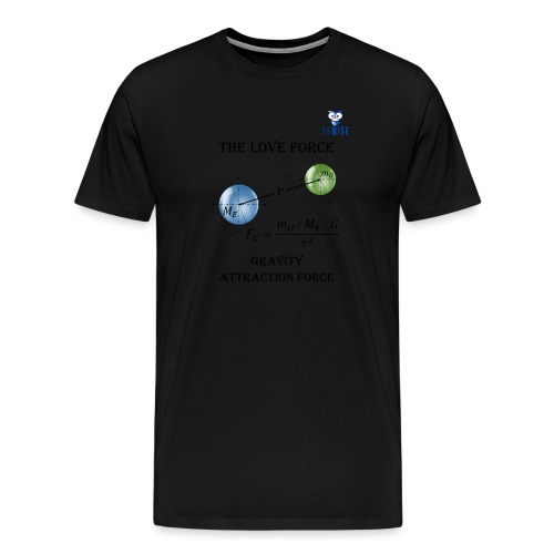 Newton Gravity MuMeG with UBWise logo - Men's Premium T-Shirt