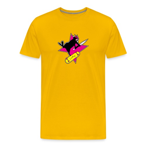 Ninja Cat Star - Men's Premium T-Shirt