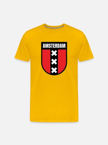 Amsterdam - Men's Premium T-Shirt - sun yellow