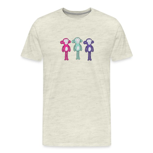 Three chill monkeys - Men's Premium T-Shirt
