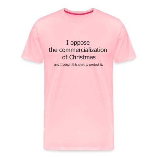 Christmas Commercialization Ladies T - Men's Premium T-Shirt