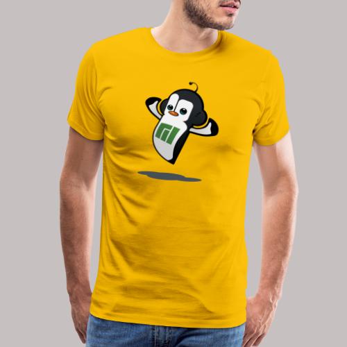 Manjaro Mascot strong left - Men's Premium T-Shirt