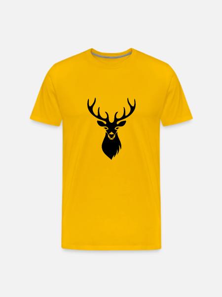 Deer - Men's Premium T-Shirt - sun yellow