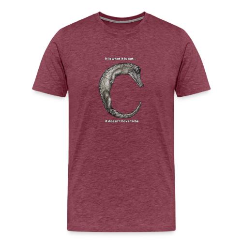 croc with text - Men's Premium T-Shirt