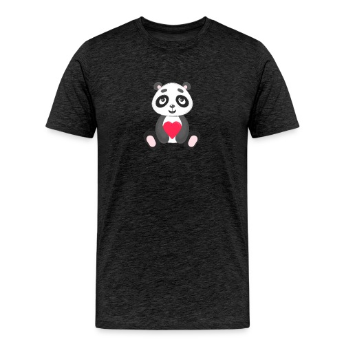 Sweetheart Panda - Men's Premium T-Shirt