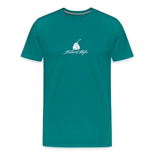 Natural Highs Logo In White - Men's Premium T-Shirt